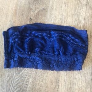 Blue Free People Lace bandeau